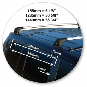 Yakima K453Y-S27YB Black Flush End Bar - Image 4