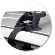 Yakima K465Y-S5YB Black Flush End Bar