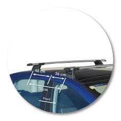 Yakima K466Y-S16YB Through Bar - Black