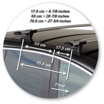 Yakima K466Y-S17YB Black Through Bar