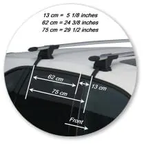 Yakima K527Y-S17YB Black Through Bar