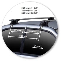 Yakima K530Y-S15YB Black Through Bar