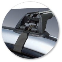 Yakima K530Y-S4YB Black Flush End Bar