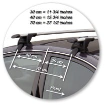 Yakima K545Y-S16YB Through Bar - Black