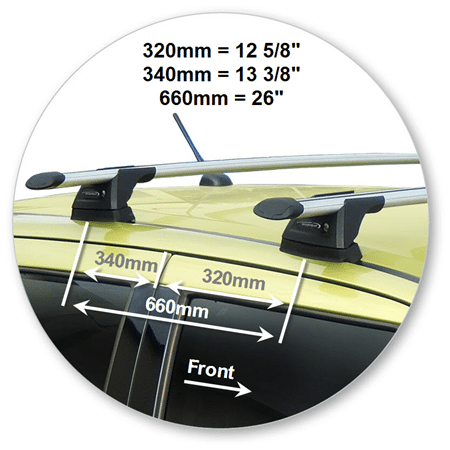 Yakima K567Y-S16YB Through Bar - Black