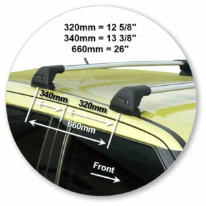 Yakima K567Y-S24YB Black Flush End Bar - Image 4