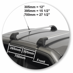 Yakima K582-S5YB Black Flush End Bar - Image 4