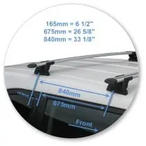 Yakima K595Y-S17YB Black Through Bar