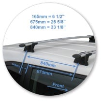 Yakima K595Y-S17YB Black Through Bar