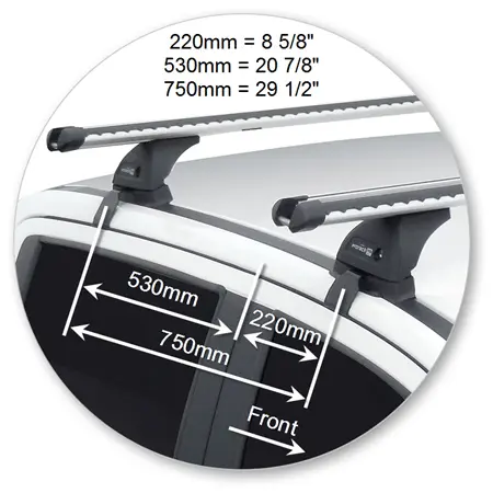 ProRack K611-T17 HD Bar Silver