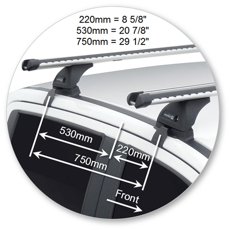 ProRack K611-T17 HD Bar Silver