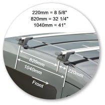 Yakima K612Y-S16YB Through Bar - Black