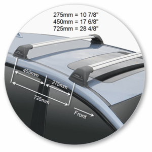 Yakima K618-S26YB Black Flush End Bar - Image 4