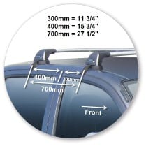 Yakima K639Y-S7YB Black Flush Bar