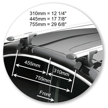 Yakima K646Y-S16YB Through Bar - Black