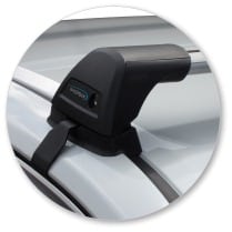 Yakima K652Y-S25YB Black Flush End Bar