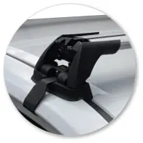 Yakima K652Y-S25YB Black Flush End Bar