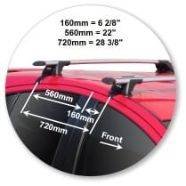 Yakima K678Y-S15YB Black Through Bar