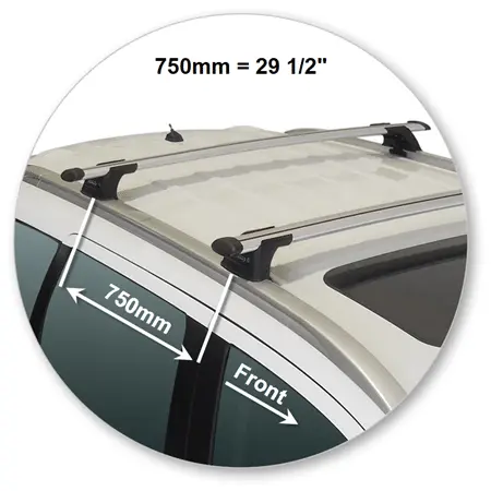 Yakima K683-S17Y Through Bar - Silver