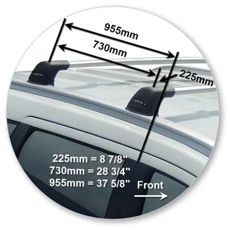Yakima K683-S24Y Flush End Bar