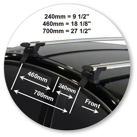 Yakima K700Y-S16YB Through Bar - Black