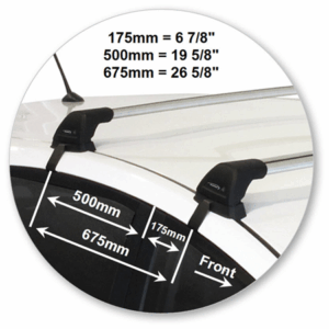 Yakima K702Y-S6YB Black Flush End Bar - Image 4