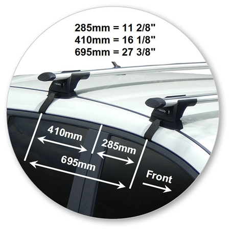 Yakima K713Y-S16YB Through Bar - Black