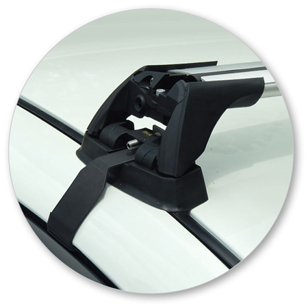 Yakima K713Y-S25YB Black Flush End Bar