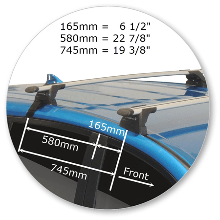 Yakima K716Y-S16YBThrough Bar - Black