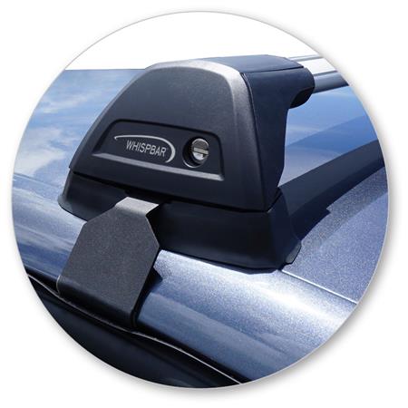 Yakima K718Y-S25YB Black Flush End Bar