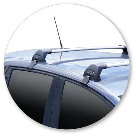 Yakima K718Y-S25YB Black Flush End Bar