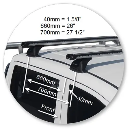ProRack K719-T17 Heavy Duty Bar Silver