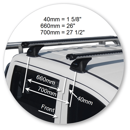 ProRack K719-T17 Heavy Duty Bar Silver