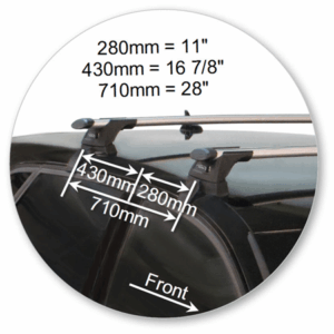 Yakima K721W-S15YB Black Through Bar - Image 4