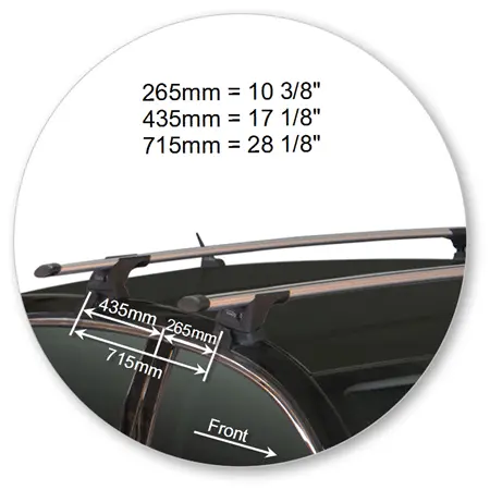 Yakima K770Y-S16YB Through Bar - Black