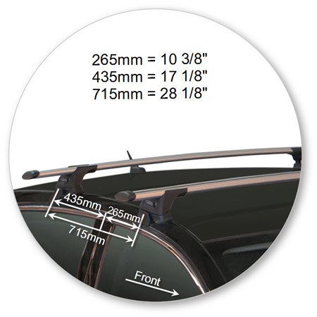 Yakima K770Y-S16YB Through Bar - Black