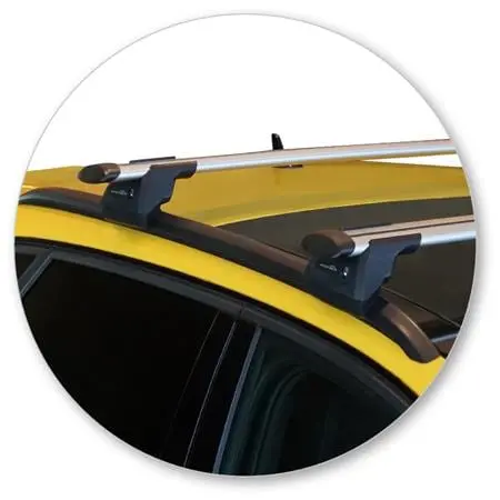 Yakima K772-S16Y Silver A3 Sportback with Flush rails