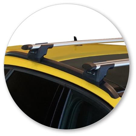 Yakima K772-S16Y Silver A3 Sportback with Flush rails