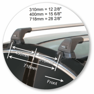 Yakima K776Y-S26YB Black Flush End Bar - Image 4