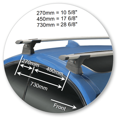Yakima K800Y-S16YB Through Bar - Black