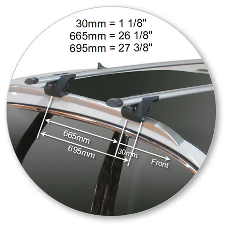 Yakima K829Y-S17YB Black Through Bar