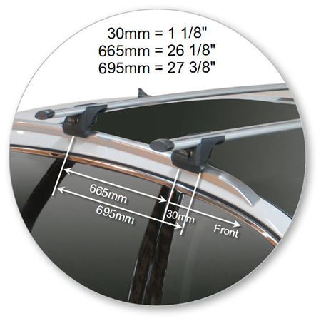 Yakima K829Y-S17YB Black Through Bar