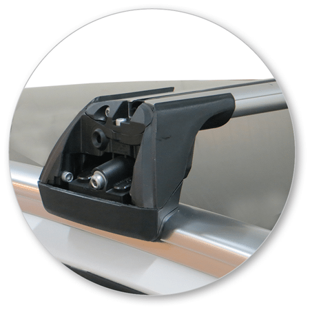 Yakima K829Y-S27YB Black Flush End Bar