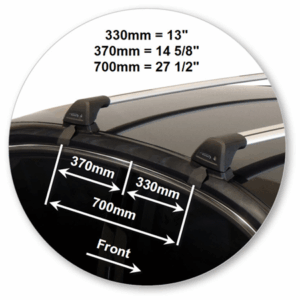 Yakima K832Y-S6YB Black Flush End Bar - Image 4