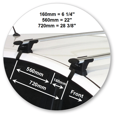 Yakima K848Y-S16YB Through Bar - Black