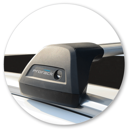 ProRack K864-S25 Flush End Bar Silver