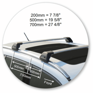 ProRack K864-S25 Flush End Bar Silver - Image 5