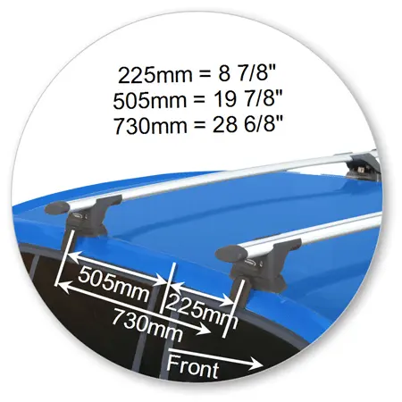 Yakima K891W-S16YB Through Bar - Black