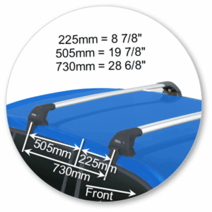 Yakima K891W-S5YB Black Flush End Bar - Image 4