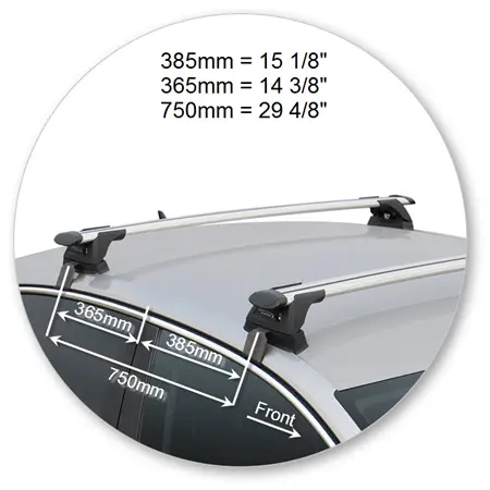 Yakima K901W-S16YB Through Bar - Black